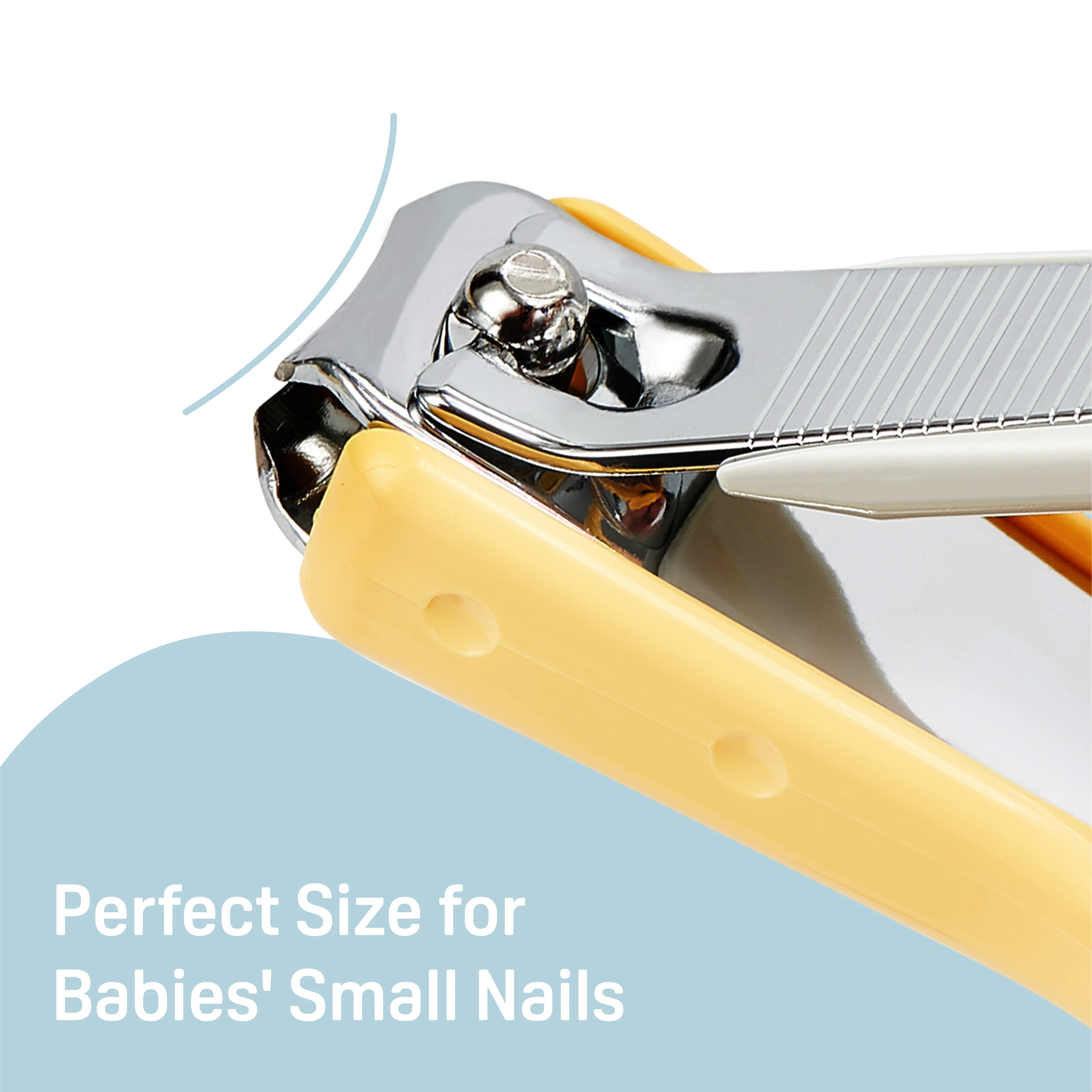 Baby Nail Clipper with Splatter Proof Case for 9+ Months - Image 3