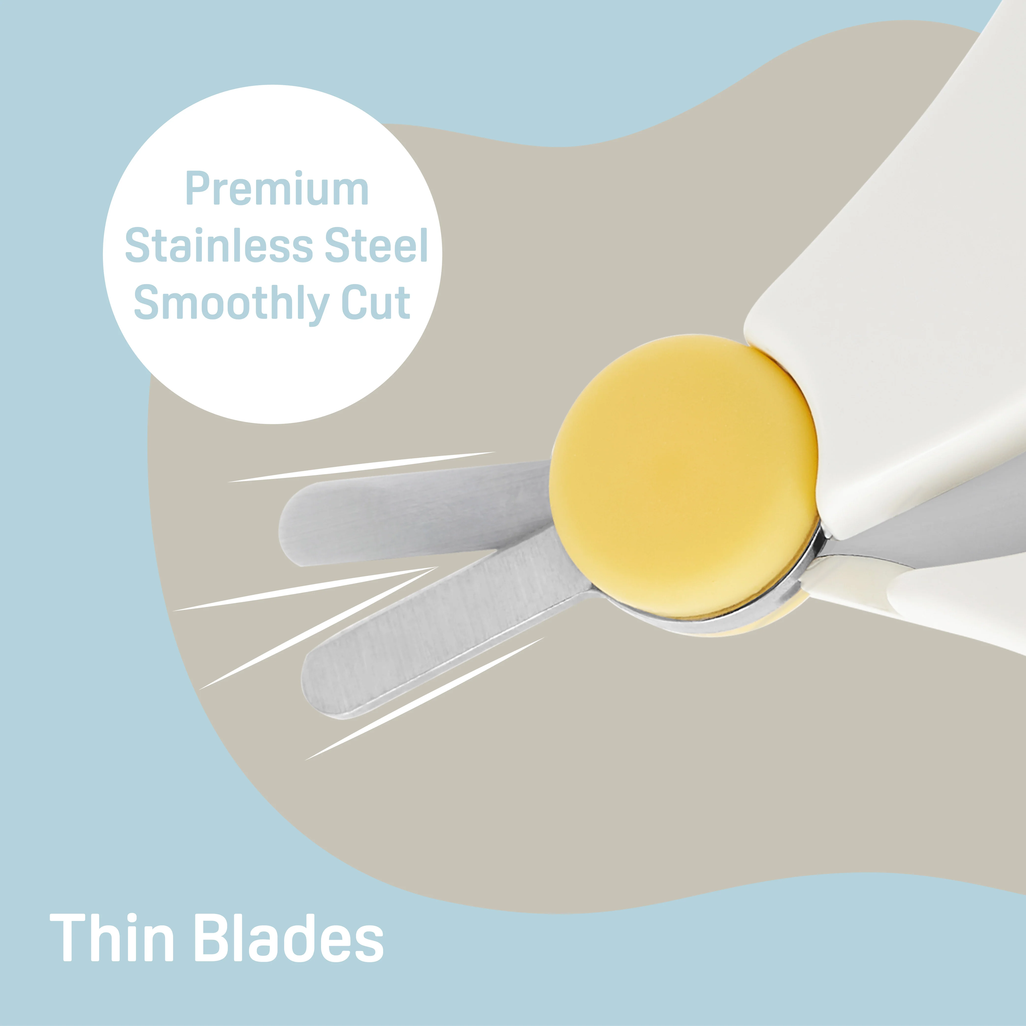 Baby Nail Scissors with Rounded Tip, 0 Months - Image 5
