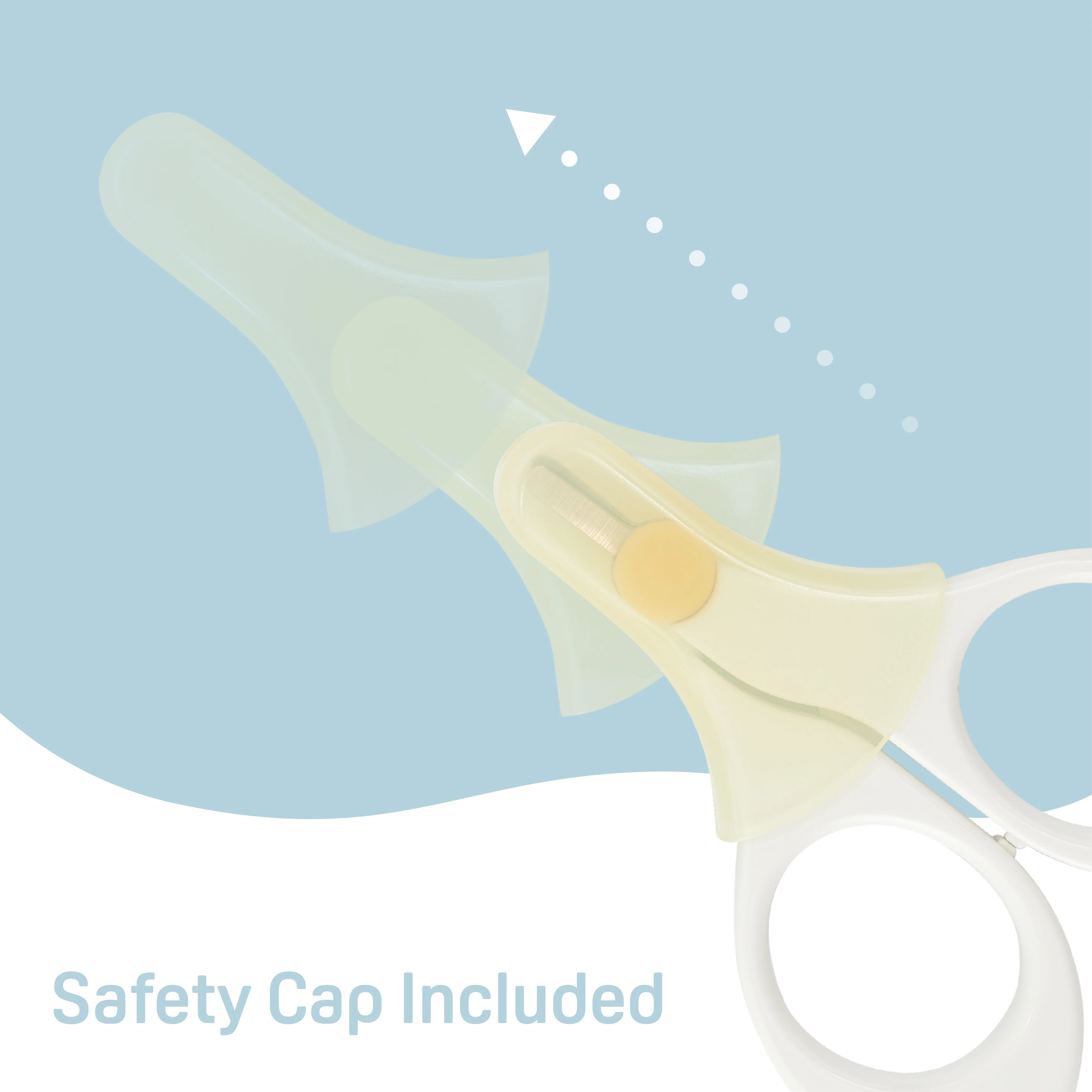 Baby Nail Scissors with Rounded Tip, 0 Months - Image 6