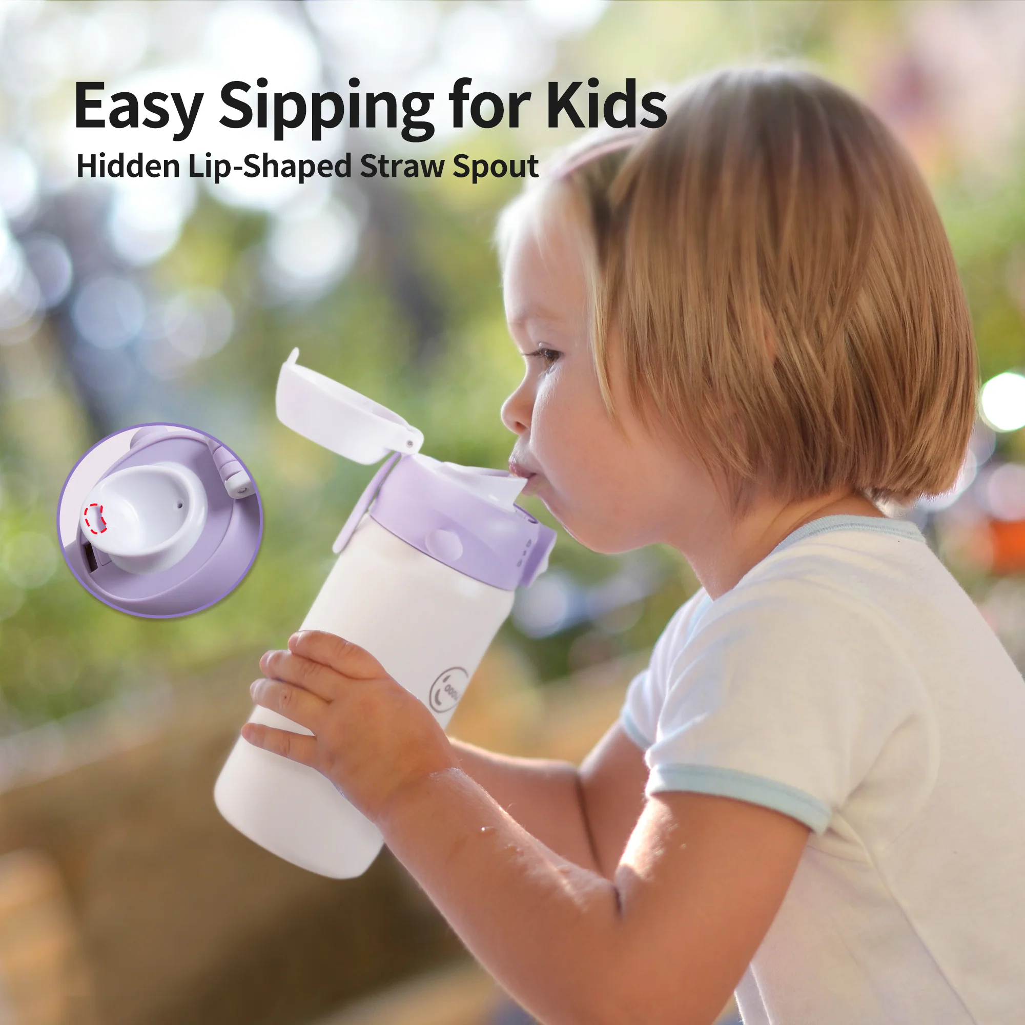 Kids' Stainless Steel Insulated Cup – 17 oz / 500ml(Lone-legs goes Stakeboarding) - Image 3