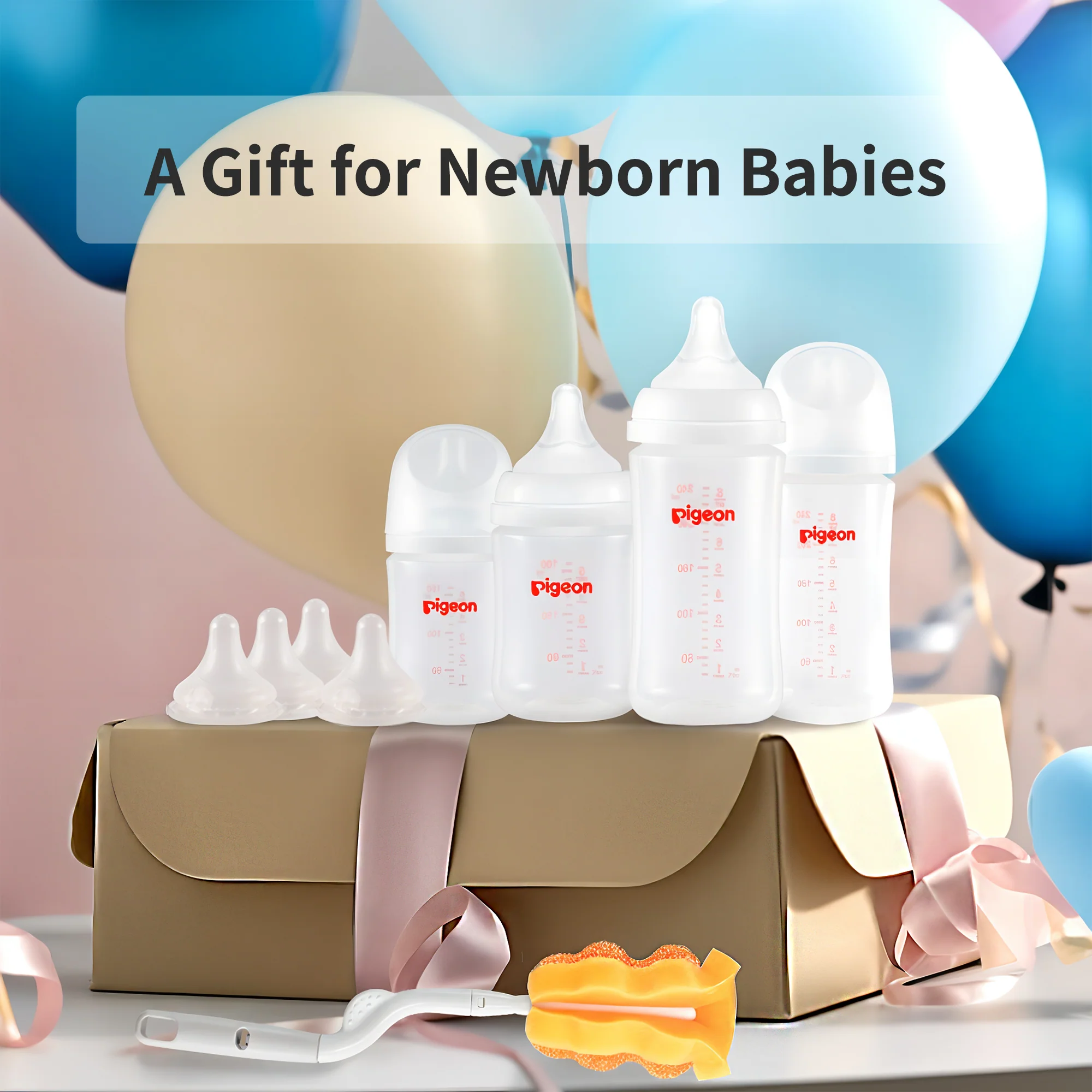 Newborn Feeding Gift Set（0+ month~6+ month )(Not Glass) - Image 7