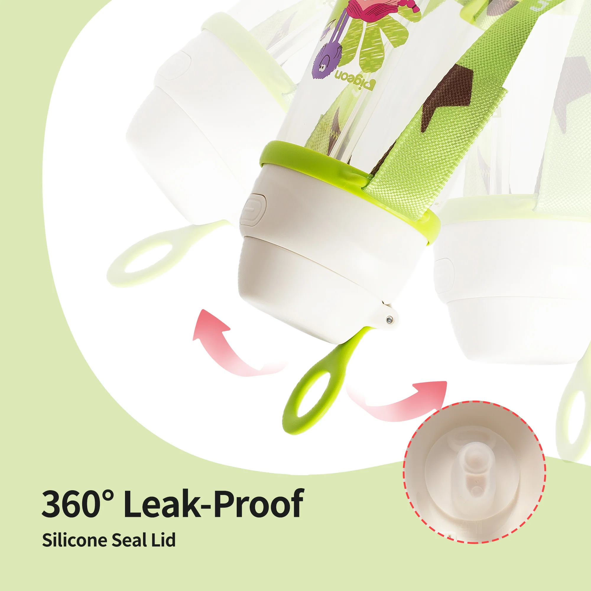 Pigeon Double Port PPSU Drinking cup 36M+(talkative and friends) - Image 7