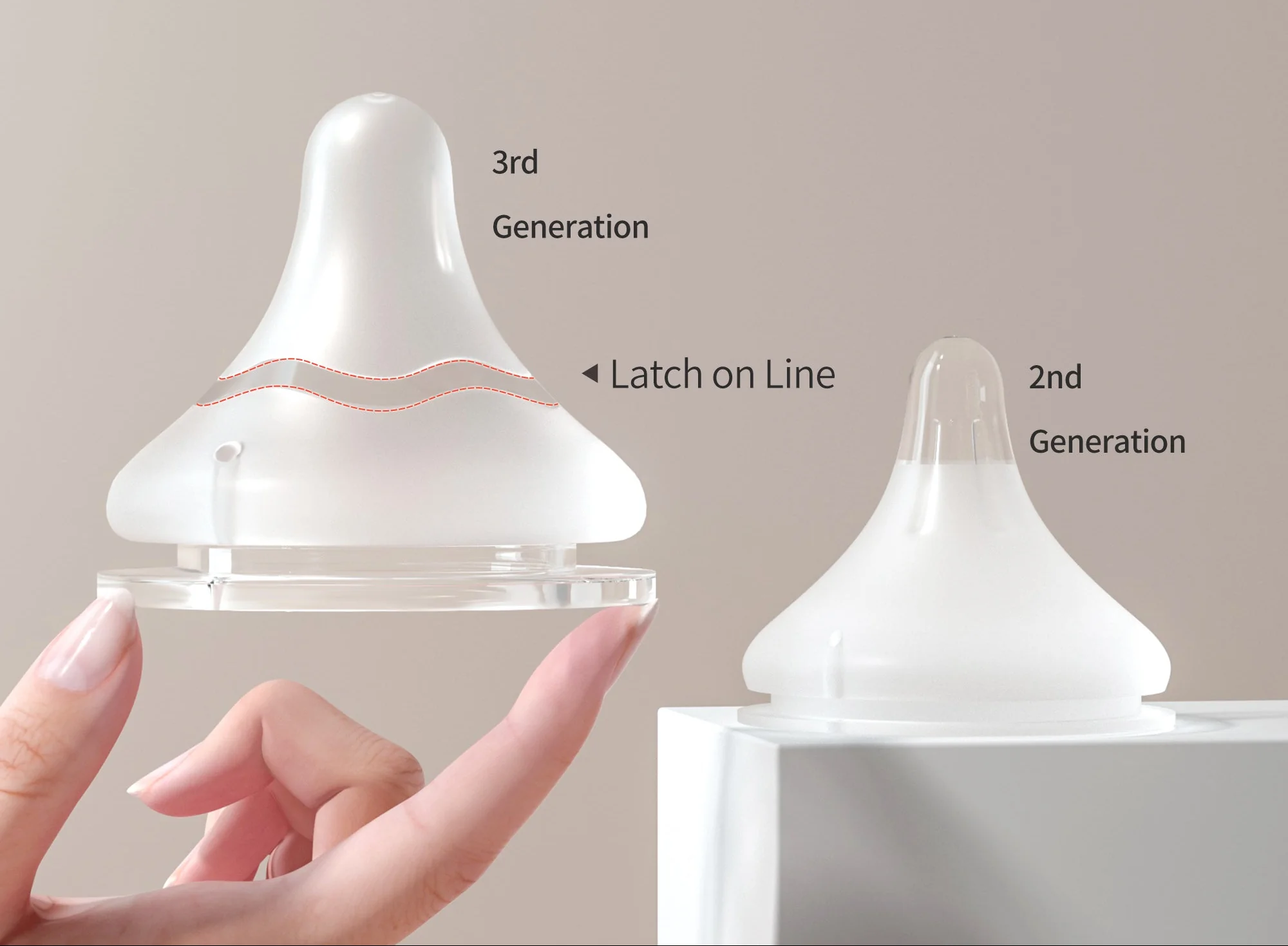 Pigeon Wide Neck Nipple S 3Pcs - Image 4