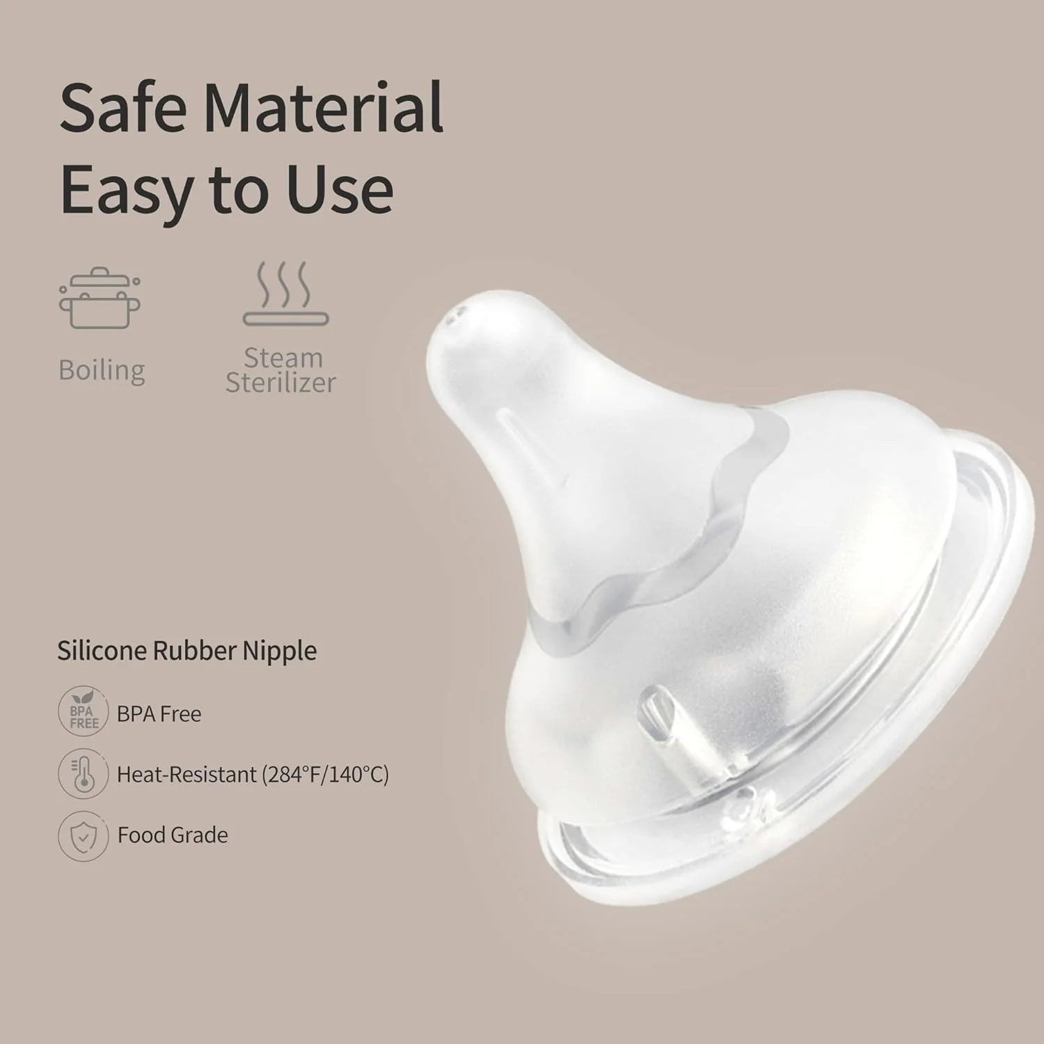Silicone Nipple (SS) 0+ Months - Image 3